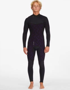 BILLABONG 4/3 ABSOLUTE CHEST ZIP WETSUIT -SurfVibe Shop billabong 4 3 absolute muta chest zip black 6