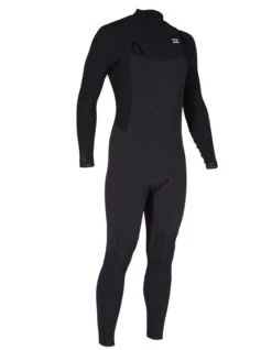 BILLABONG 4/3 REVOLUTION GRAPHENE COMP CHEST ZIP WETSUIT BLACK -SurfVibe Shop billabong 4 3 revolution muta chest zip black 2