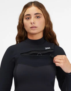BILLABONG 5/4 FURNACE CHEST ZIP WETSUIT FOR WOMEN -SurfVibe Shop billabong furnace 4 3 chest zip muta donna 4 1