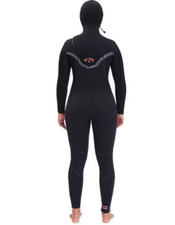 BILLABONG 5/4 FURNACE HOODED CHEST ZIP WETSUIT FOR WOMEN -SurfVibe Shop billabong furnace 5 4 chest zip con cappuccio muta donna 4