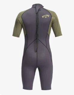 BILLABONG INTRUDER 2/2 MM BACK ZIP ANTIQUE BLACK -SurfVibe Shop billabong intruder 2 2 mm back zip antique black 1