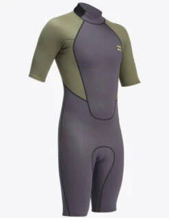 BILLABONG INTRUDER 2/2 MM BACK ZIP ANTIQUE BLACK -SurfVibe Shop billabong intruder 2 2 mm back zip antique black 2