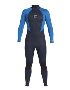 BILLABONG INTRUDER 3/2 MM BACK ZIP BOYS 8-14 BLUE