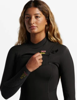 BILLABONG 5/4 SYNERGY CHEST ZIP WETSUIT FOR WOMEN 12 BILLABONG 5/4 SYNERGY CHEST ZIP WETSUIT FOR WOMEN -SurfVibe Shop billabong synergy 4 3 frontzip muta donna 5 1