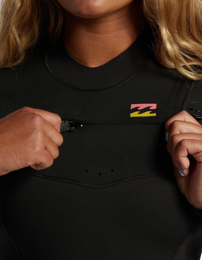 BILLABONG 5/4 SYNERGY CHEST ZIP WETSUIT FOR WOMEN 7 BILLABONG 5/4 SYNERGY CHEST ZIP WETSUIT FOR WOMEN - Image 7