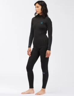 BILLABONG 4/3 SYNERGY BACK ZIP WETSUIT FOR WOMEN -SurfVibe Shop billabong synergy 5 4 back zip muta donna 2 1