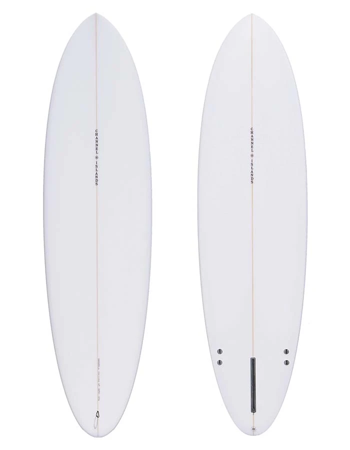 CI MID CHANNEL ISLANDS SURFBOARD MID LENGTH WHITE 1 CI MID CHANNEL ISLANDS SURFBOARD MID LENGTH WHITE