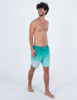 HURLEY PHANTOM ECO BLOCK PARTY BOARDSHORTS 18" TROPICAL MIST -SurfVibe Shop hurley phantom eco block party boardshort 18 tropical mist 5