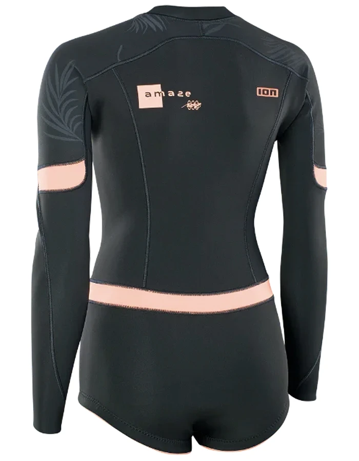 ION AMAZE HOT SHORTY 1.5 FRONT ZIP BLACK 2 ION AMAZE HOT SHORTY 1.5 FRONT ZIP BLACK - Image 2