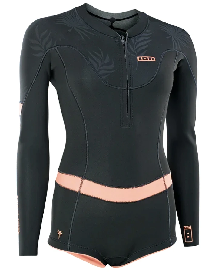 ION AMAZE HOT SHORTY 1.5 FRONT ZIP BLACK 1 ION AMAZE HOT SHORTY 1.5 FRONT ZIP BLACK