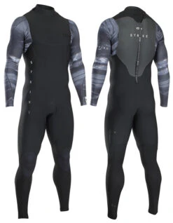ION WETSUIT STRIKE AMP SEMIDRY 4/3 BACKZIP DL