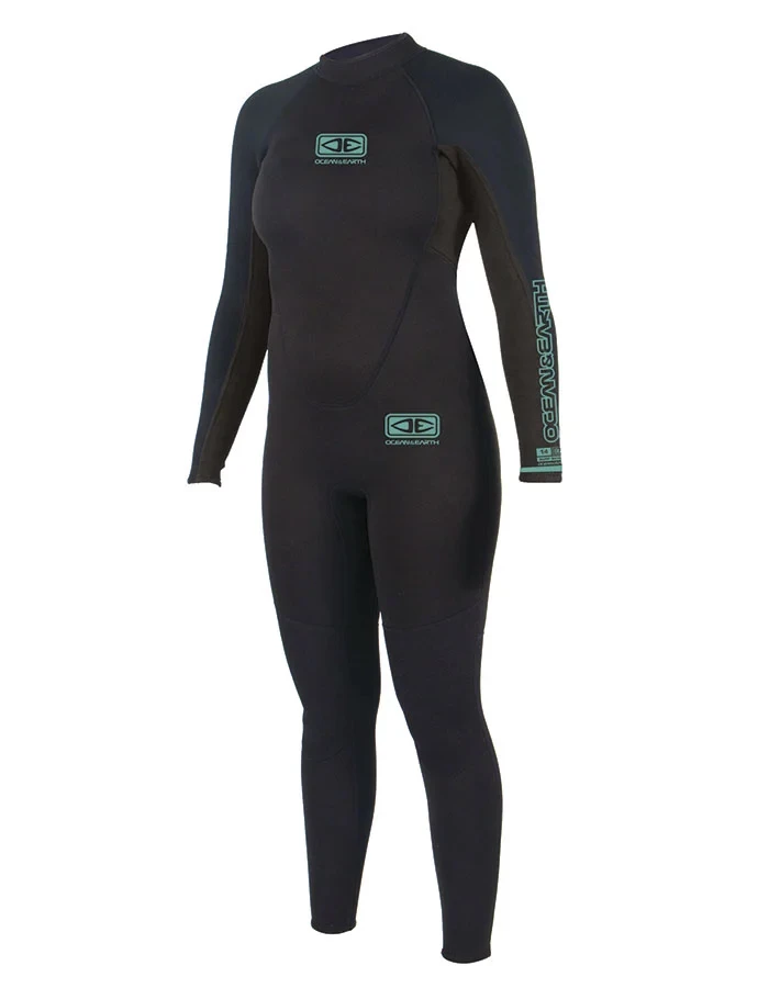 OCEAN EARTH WETSUIT LADIES SURF SCHOOL 5/4 STEAMER 1 OCEAN EARTH WETSUIT LADIES SURF SCHOOL 5/4 STEAMER