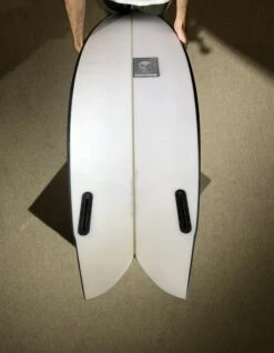 PUKAS 5'10" CHRIS CHRISTENSON PEGASO TWIN FIN BLACK -SurfVibe Shop pukas chris christenson 5 10 pegaso twin fin black