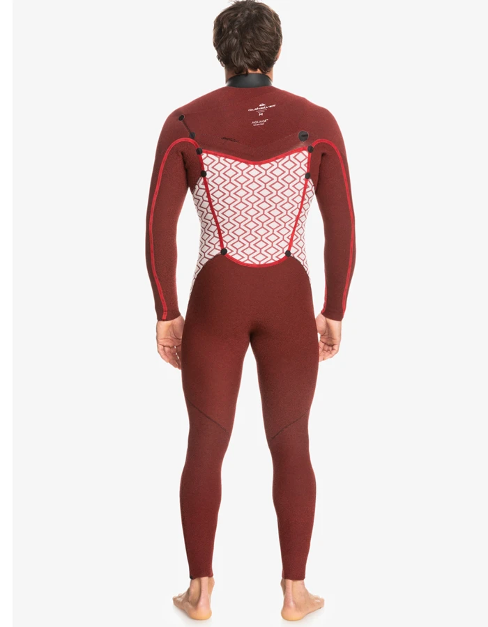 QUIKSILVER 5/4/3 MARATHON SESSION CHEST ZIP WETSUIT BLACK - Image 3