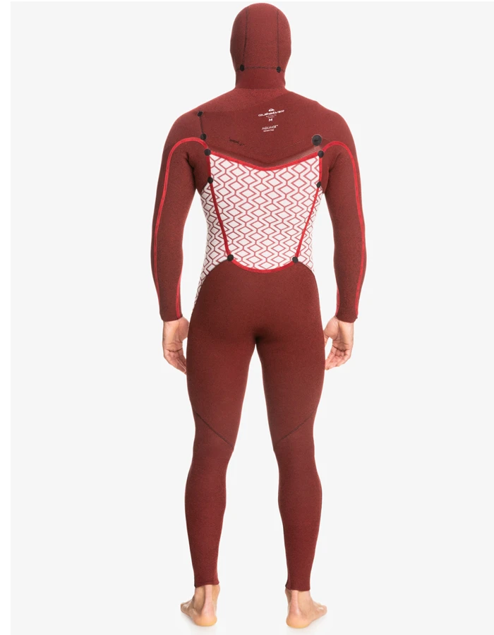 QUIKSILVER 5/4/3 MARATHON SESSION HOODED CHEST ZIP WETSUIT BLACK 6 QUIKSILVER 5/4/3 MARATHON SESSION HOODED CHEST ZIP WETSUIT BLACK - Image 6