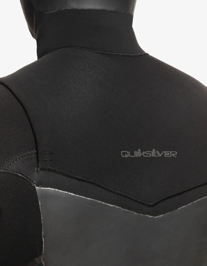 QUIKSILVER 5/4/3 MARATHON SESSION HOODED CHEST ZIP WETSUIT BLACK 9 QUIKSILVER 5/4/3 MARATHON SESSION HOODED CHEST ZIP WETSUIT BLACK - Image 9