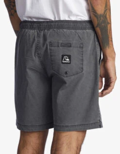 QUIKSILVER TAXER 17" ELASTICATED SHORTS BLACK 12 QUIKSILVER TAXER 17" ELASTICATED SHORTS BLACK -SurfVibe Shop quiksilver bermuda taxer 17 black 5