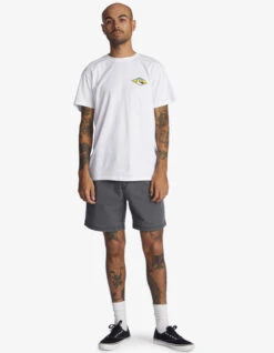 QUIKSILVER TAXER 17" ELASTICATED SHORTS BLACK 17 QUIKSILVER TAXER 17" ELASTICATED SHORTS BLACK -SurfVibe Shop quiksilver bermuda taxer 17 black 8