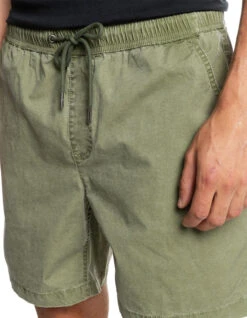 QUIKSILVER TAXER 17" ELASTICATED SHORTS FOUR LEAF CLOVER -SurfVibe Shop quiksilver bermuda taxer 17 four leaf clover 4