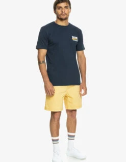 QUIKSILVER TAXER 17" ELASTICATED SHORTS RATTAN -SurfVibe Shop quiksilver bermuda taxer 17 rattan 8