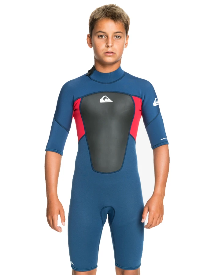 QUIKSILVER BOYS PROLOGUE 2/2 STEAMER WETSUIT BACKZIP 1 QUIKSILVER BOYS PROLOGUE 2/2 STEAMER WETSUIT BACKZIP