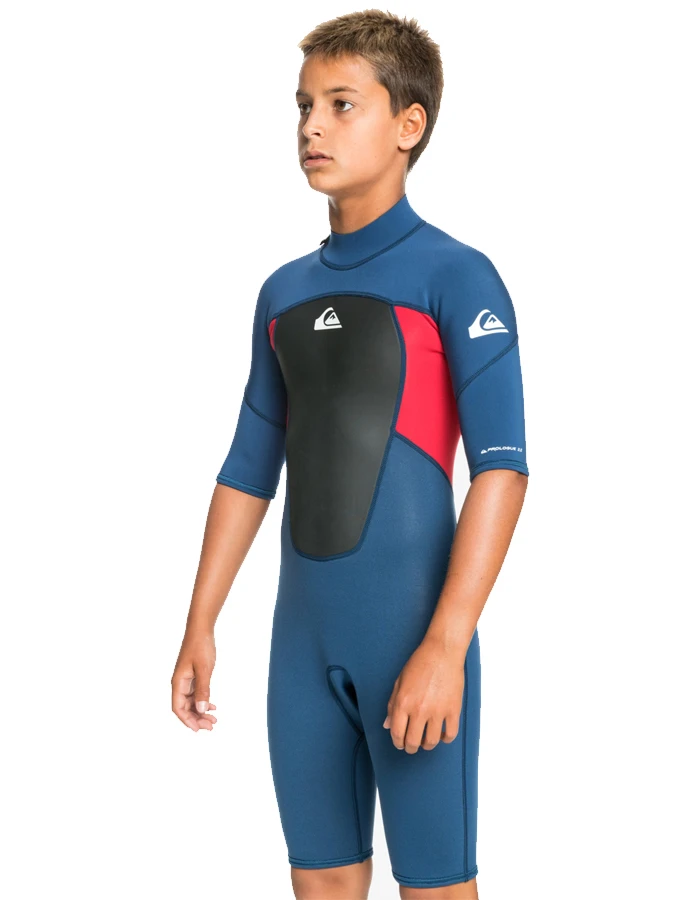 QUIKSILVER BOYS PROLOGUE 2/2 STEAMER WETSUIT BACKZIP 3 QUIKSILVER BOYS PROLOGUE 2/2 STEAMER WETSUIT BACKZIP - Image 3