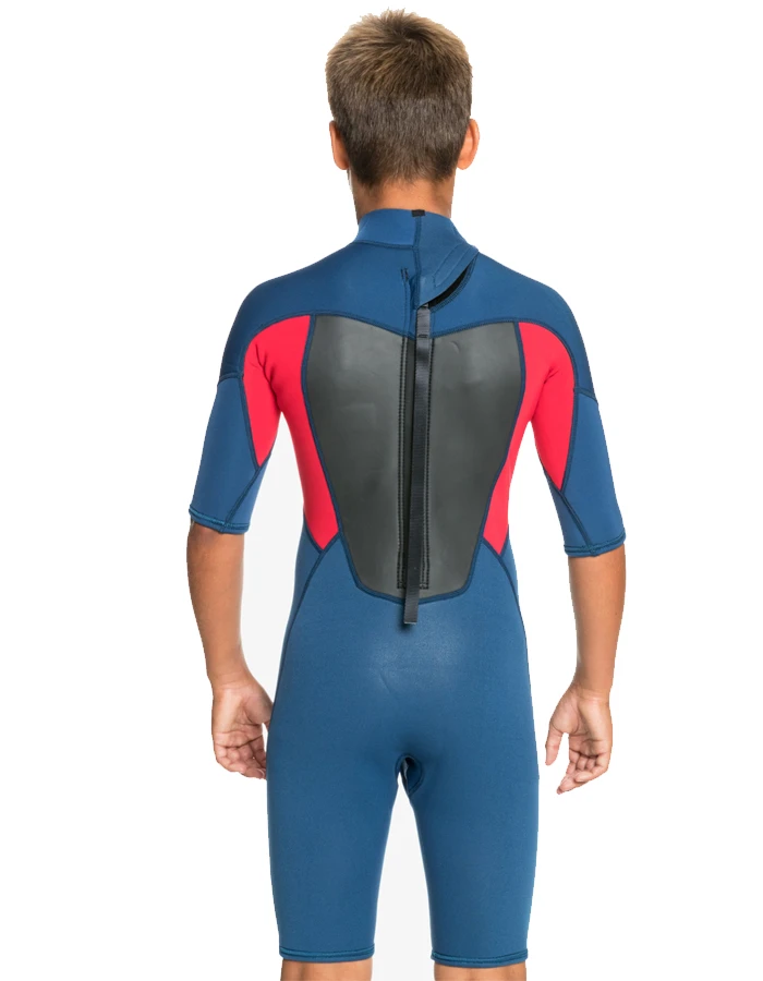 QUIKSILVER BOYS PROLOGUE 2/2 STEAMER WETSUIT BACKZIP 2 QUIKSILVER BOYS PROLOGUE 2/2 STEAMER WETSUIT BACKZIP - Image 2