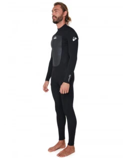 QUIKSILVER 5/4/3 PROLOGUE BACK ZIP WETSUIT BLACK -SurfVibe Shop quiksilver prologue 4 3 back zip muta intera black 3 1