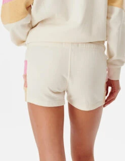 RIP CURL HEAT WAVE FLEECE SHORT OFF WHITE -SurfVibe Shop rip curl heat wave pantaloncini donna off white 2