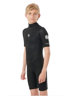 RIP CURL JUNIOR FREELITE 2MM SHORT SLEEVE SPRINGSUIT BACKZIP -SurfVibe Shop rip curl junior freelite muta prmaverile back zip 2