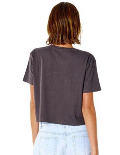 Front Page -SurfVibe Shop rip curl on the coast crop tee donna washed black