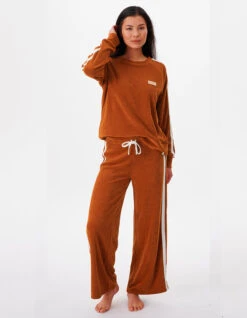 RIP CURL LOCAL TERRY PANT CINNAMON -SurfVibe Shop rip curl pantalone in spugna local cinnamon 3