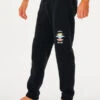 RIP CURL SEARCH ICON LOGO TRACK PANT BLACK