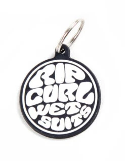 RIP CURL ICONS KEYRINGS BLACK WHITE