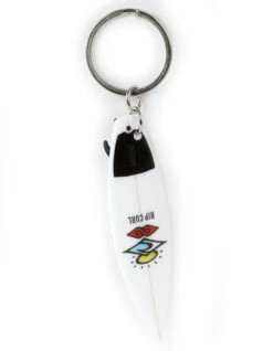 RIP CURL SURFBOARD KEYRINGS -SurfVibe Shop rip curl portachiavi tavola surf white red