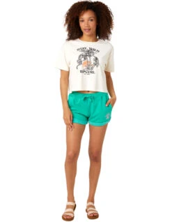 RIP CURL STAY WILD TEE BONE -SurfVibe Shop rip curl stay wild tee donna bone 2