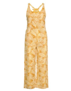 RIP CURL SUMMER PALM ROMPER GOLD -SurfVibe Shop rip curl summer palm tuta gold donna