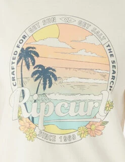 RIP CURL SUN SALT STANDARD TEE -SurfVibe Shop rip curl sun salt t shirt donna 3