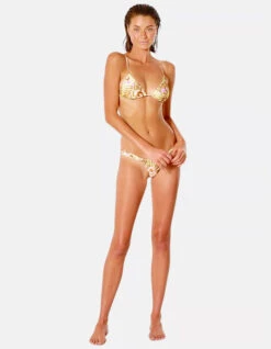 RIP CURL TOP PLAYABELLA SLIDING TRIANGLE LIGHT YELLOW -SurfVibe Shop rip curl top playabella sliding triangle light yellow