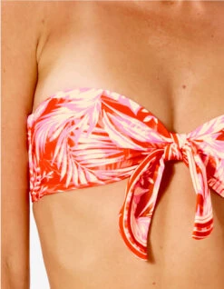 RIP CURL SUN RAYS BANDEAU BIKINI TOP RED -SurfVibe Shop rip curl top sun rays bandeau red 2
