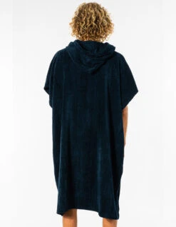 RIP CURL ICONS HOODED PONCHO NAVY -SurfVibe Shop rip curl wet as poncho in spugna navy 2