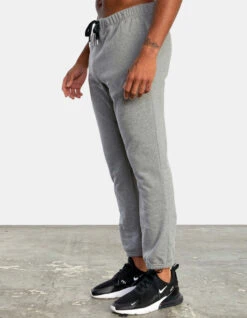 RVCA SWIFT SWEATPANT HEATHER GREY 9 RVCA SWIFT SWEATPANT HEATHER GREY -SurfVibe Shop rvca va swift sweat pant heather grey 1