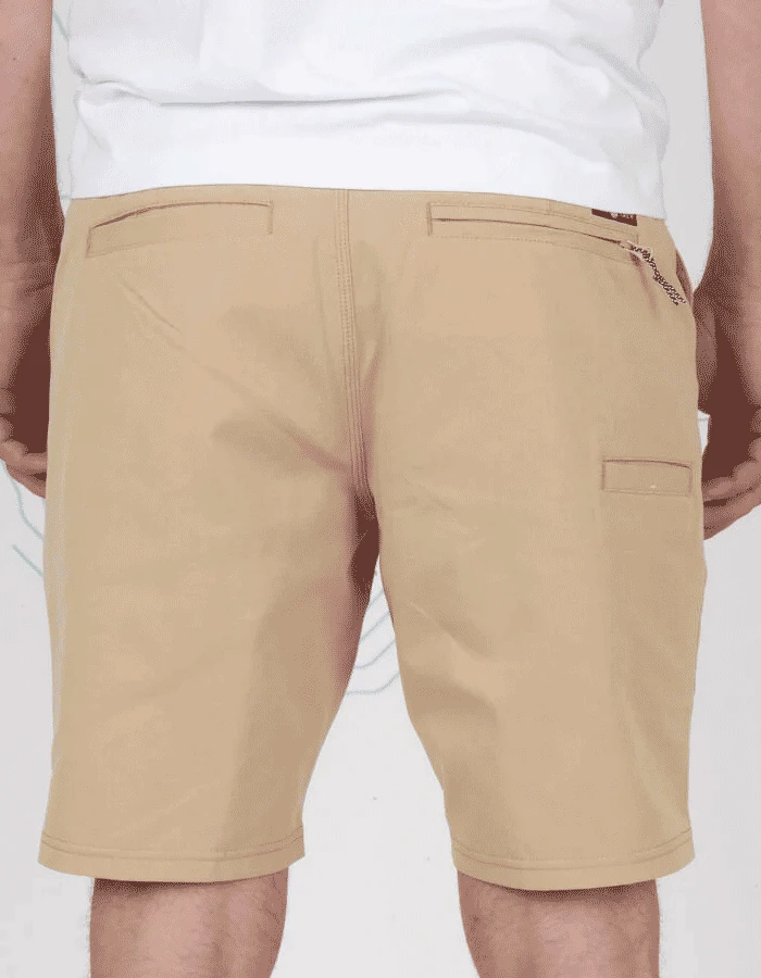 SALTY CREW DRIFTER 2 PERFORATED HYBRID WALKSHORT 19" KHAKI 2 SALTY CREW DRIFTER 2 PERFORATED HYBRID WALKSHORT 19" KHAKI - Image 2