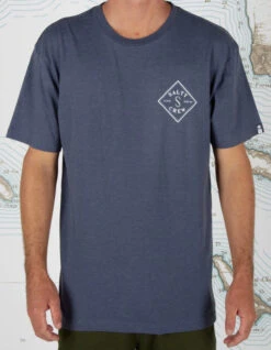 SALTY CREW TIPPET HARBOR HEATHER PREMIUM TEE