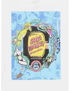 SANTA CRUZ BIG BALLS AD T-SHIRT WHITE -SurfVibe Shop santa cruz big balls ad t shirt white 5