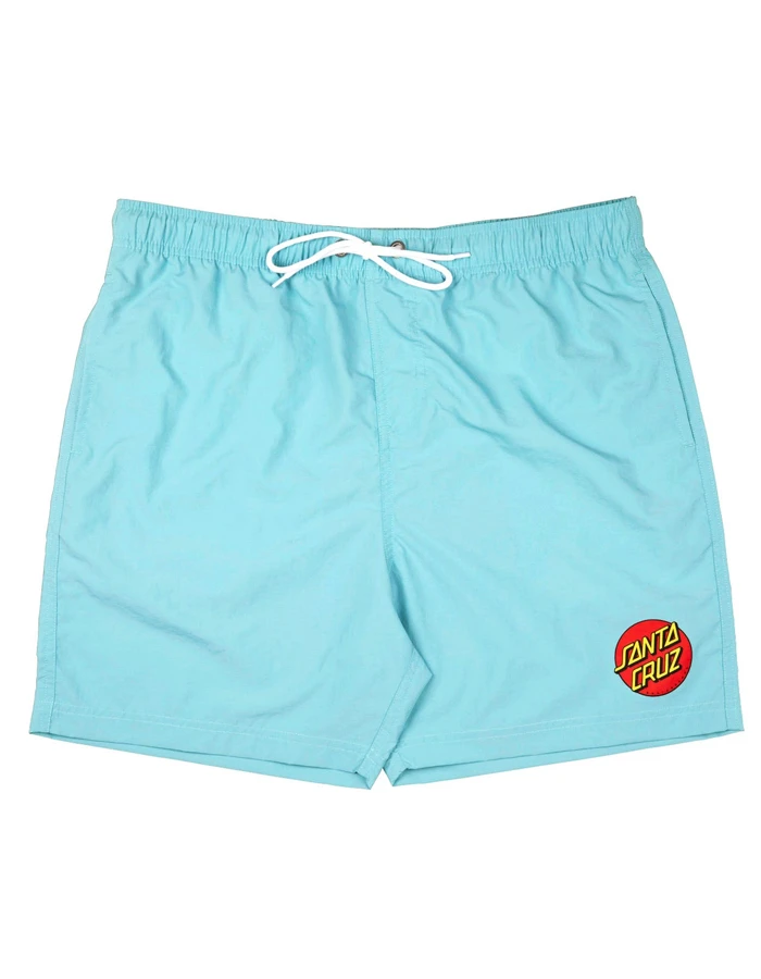 SANTA CRUZ CLASSIC DOT SWIM SHORT 17" TURQUOISE 1 SANTA CRUZ CLASSIC DOT SWIM SHORT 17" TURQUOISE