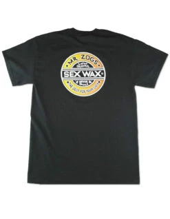 SEX WAX T-SHIRT FADE BLACK -SurfVibe Shop sex wax t shirt fade black 1