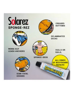SPONGE-REZ BODYBOARD REPAIR KIT 2FL OZ -SurfVibe Shop sponge rez resina per riparazioni bodyboard 56gr 1
