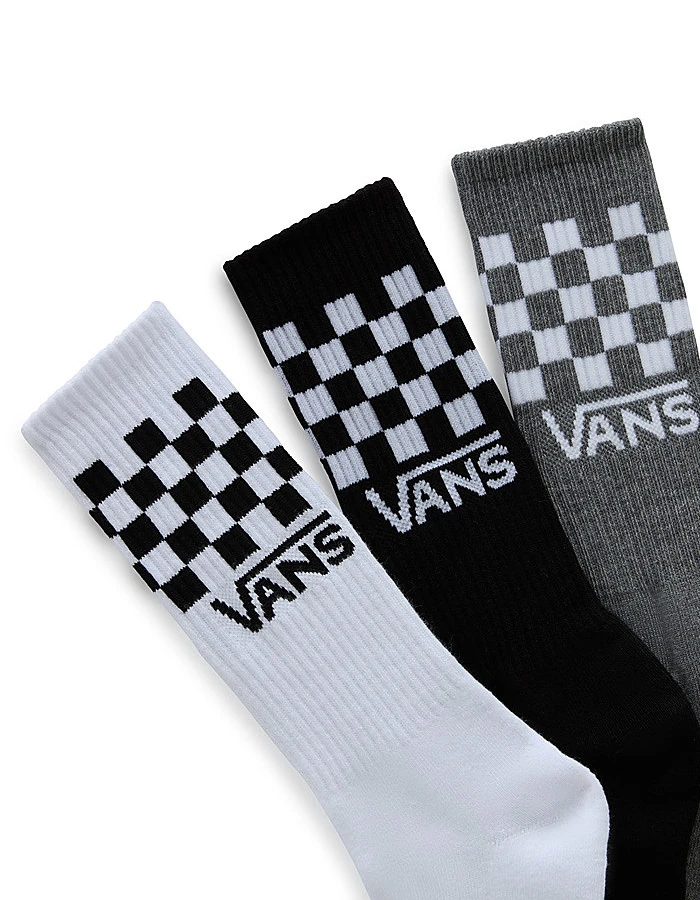 VANS CLASSIC CHECK CREW SOCKS (3 PAIRS) 2 VANS CLASSIC CHECK CREW SOCKS (3 PAIRS) - Image 2