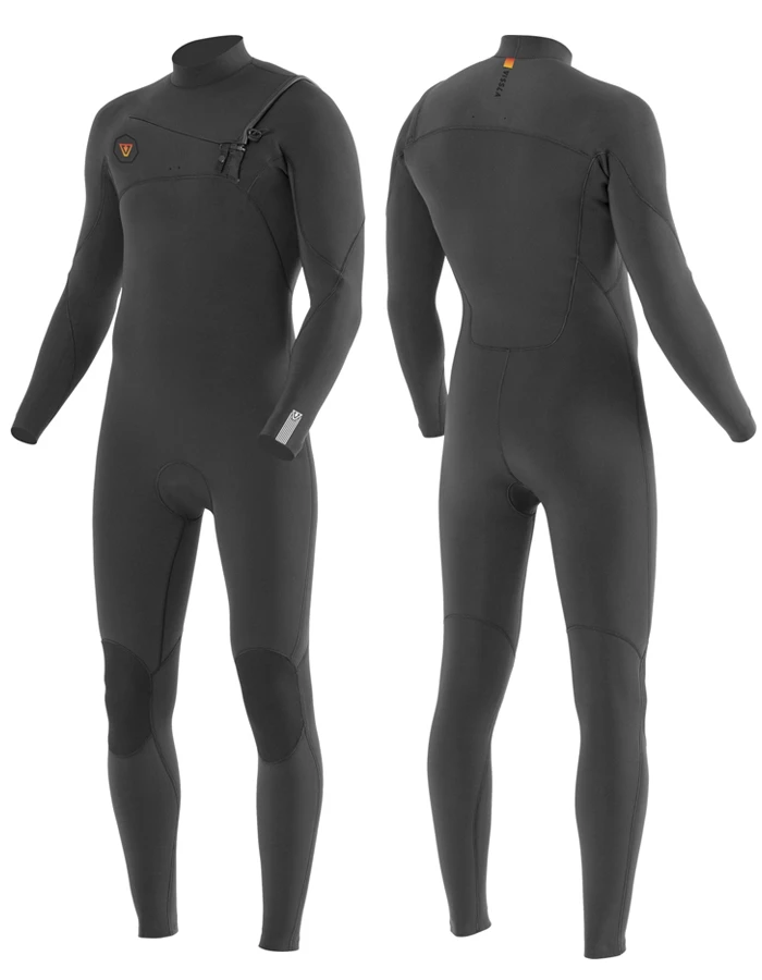 VISSLA MUTA 7 SEAS 3/2 FULL CHEST FRONT ZIP CHARCOAL - Image 3